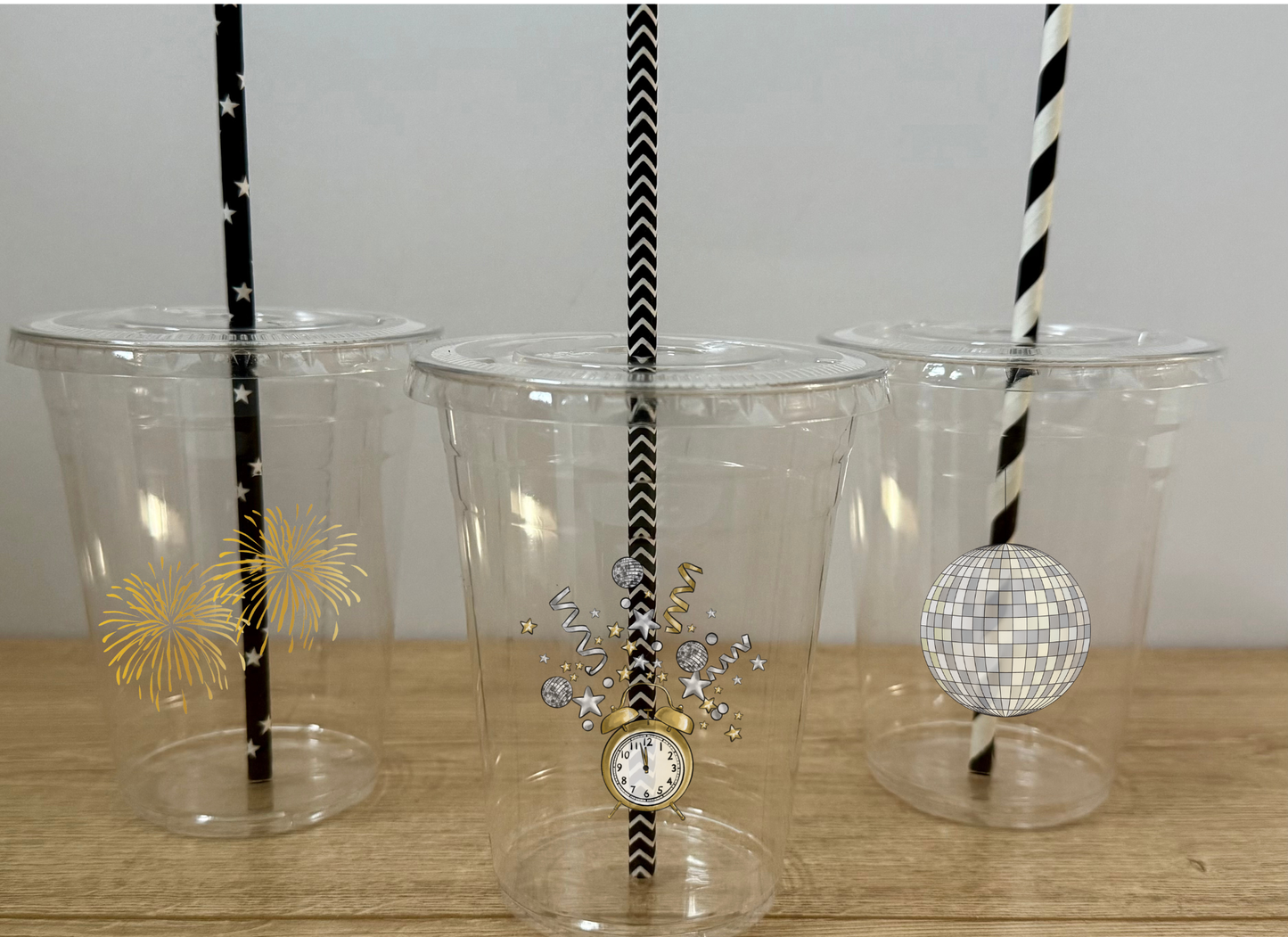 New Year's 2026 Cups & Straws