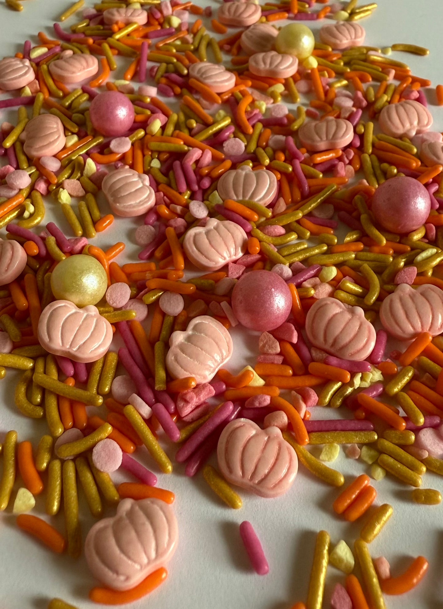 Pink Pumpkin Patch Sprinkle Mix