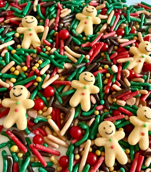 Gingerbread Man Sprinkle Mix
