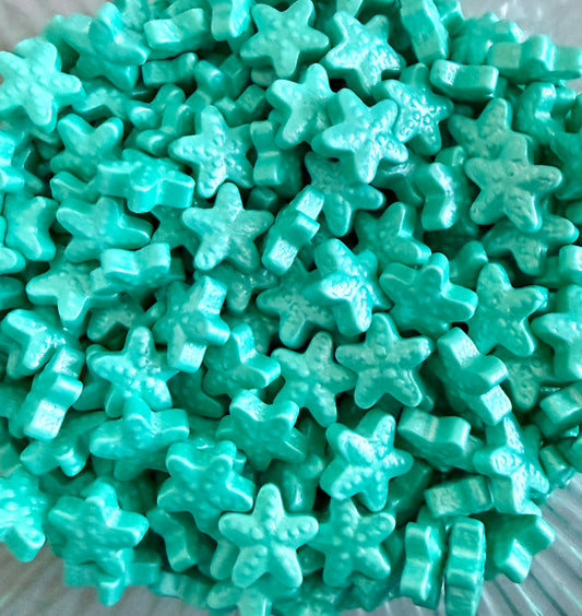 Pearl Blue Starfish Candy Sprinkles