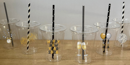 New Year's 2026 Cups & Straws
